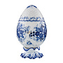 Пасхальное яйцо с росписью. Гжель, фотография 2. Интернет-магазин ЛАВКА ПОДАРКОВ