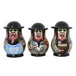 0033481-5м-8,5см  Матрешка "ЕВРЕЙСКАЯ СЕМЕЙКА" сюжет в ассортименте