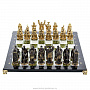 Шахматы из камня с бронзовыми фигурами "Нефтяники", фотография 7. Интернет-магазин ЛАВКА ПОДАРКОВ