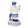 Статуэтка "Дежурная по станции". Гжель, фотография 2. Интернет-магазин ЛАВКА ПОДАРКОВ