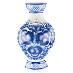  Гжель ВАЗА Цветочная Большая 32см