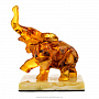 Скульптура из янтаря "Слон малый", фотография 1. Интернет-магазин ЛАВКА ПОДАРКОВ