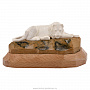 Скульптура из кости "Тигр", фотография 1. Интернет-магазин ЛАВКА ПОДАРКОВ