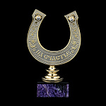 202737 Златоуст Сувенир "Подкова на Счастье"Чароит3330145-1