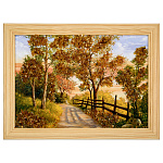 0076424-24*18 (21*15)см ПАННО настенной ПЕЙЗАЖ №15 (янтарная крошка)