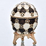 Шкатулка яйцо "Сетка с каретой" Фаберже, фотография 6. Интернет-магазин ЛАВКА ПОДАРКОВ