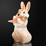 Скульптура "Заяц с морковкой", фотография 3. Интернет-магазин ЛАВКА ПОДАРКОВ