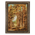 13089 /60*80см Картина янтарная "Лес" 