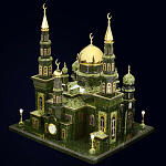 0036281 Златоуст Композиция МЕЧЕТЬ Змеевик