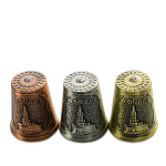 0025343/св Сувенир НАПЕРСТОК классический "РОССИЯ/МОСКВА" 2*2,5см цвета в ассортименте