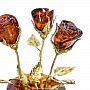 Янтарная композиция "Букет роз в вазе", фотография 9. Интернет-магазин ЛАВКА ПОДАРКОВ