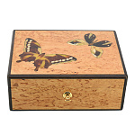 Шкатулка с янтарем "Лето"