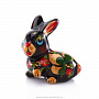 Статуэтка "Маленький кролик". Хохлома, фотография 1. Интернет-магазин ЛАВКА ПОДАРКОВ
