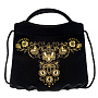Сумка "Свидание". Черная с вышивкой, фотография 2. Интернет-магазин ЛАВКА ПОДАРКОВ