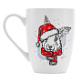 Кружка фарфоровая "Кролик в шапке" 300 мл, фотография 3. Интернет-магазин ЛАВКА ПОДАРКОВ