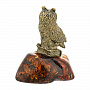 Статуэтка с янтарем "Сова на книге", фотография 2. Интернет-магазин ЛАВКА ПОДАРКОВ