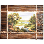 0034193/25*20см КАРТИНА НА ДЕРЕВЕ " Россия. Природа"  разные сюжеты