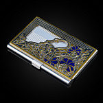 Визитница карманная "Узор". Златоуст