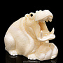Скульптура из клыка моржа "Мамаша бегемота", фотография 5. Интернет-магазин ЛАВКА ПОДАРКОВ