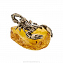Статуэтка с янтарем "Скорпион", фотография 4. Интернет-магазин ЛАВКА ПОДАРКОВ