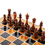 Шахматы с инкрустацией и фигурами из янтаря "Бриз" 42х42 см, фотография 2. Интернет-магазин ЛАВКА ПОДАРКОВ