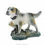 Фарфоровая статуэтка "Собака охотничья". Гжель, фотография 1. Интернет-магазин ЛАВКА ПОДАРКОВ