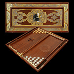 0049027 Златоуст  НАРДЫ "МУДРЕЦ И ПТИЦА" ок.26*54*8см в уп.