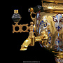Позолоченный самовар с набором на 6 персон "Лазурит". Златоуст, фотография 9. Интернет-магазин ЛАВКА ПОДАРКОВ