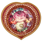 203093 Поднос с авторской росписью 17*16 см А1808