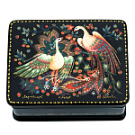 0044192 Лаковая миниатюра Шкатулка "ЖАР-ПТИЦА" 08*06см 2,69