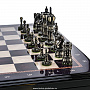 Подарочные шахматы с фигурами из кости 48х48 см, фотография 11. Интернет-магазин ЛАВКА ПОДАРКОВ