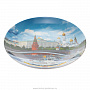 Сувенирная тарелка "Москва. Вид на Кремль", фотография 2. Интернет-магазин ЛАВКА ПОДАРКОВ