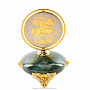 Златоуст Медаль на камне "Москва" змеевик, фотография 2. Интернет-магазин ЛАВКА ПОДАРКОВ