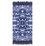 500045 Сувенирный шарф "Уральский хребет", 90*180, шерсть 70% модал 30% МД Нины Ручкиной