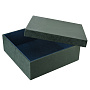 Подарочная упаковка из экокожи зеленая 30х30х10 см, фотография 2. Интернет-магазин ЛАВКА ПОДАРКОВ