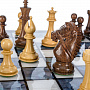 Шахматы с перламутром и деревянными фигурами "Стаунтонт" 45х45 см, фотография 9. Интернет-магазин ЛАВКА ПОДАРКОВ