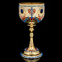 Кубок с позолотой и эмалью. Златоуст, фотография 2. Интернет-магазин ЛАВКА ПОДАРКОВ