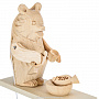 Богородская деревянная игрушка "Медведь с рыбой", фотография 2. Интернет-магазин ЛАВКА ПОДАРКОВ