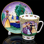 0070060 Фарфор Кофейная пара "МАСКАРАД" объем 165 мл