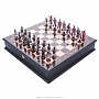 Шахматы с оловянными фигурами "Бородино" 48х48 см, фотография 1. Интернет-магазин ЛАВКА ПОДАРКОВ