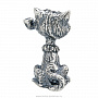 Статуэтка "Кот с трубкой". Серебро 925*, фотография 4. Интернет-магазин ЛАВКА ПОДАРКОВ