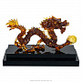 Скульптура из янтаря "Дракон", фотография 1. Интернет-магазин ЛАВКА ПОДАРКОВ
