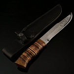 0049626 Златоуст Нож разделочный Златоуст (кожа)