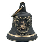 0076999/0529-чернение КОЛОКОЛ МАЛЫЙ "Георгий Победоносец" вес 300гр