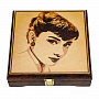 Деревянная шкатулка "Одри Хепберн", фотография 4. Интернет-магазин ЛАВКА ПОДАРКОВ