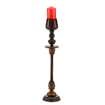 Подсвечник из натурального дерева