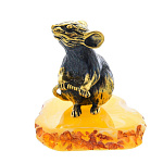 0047012/826 Сувенир Мышонок Трусишка Сувенир (белый)