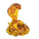 201956 Янтарь Скульптура Символ года 2025 ЗМЕЯ h=10 см
