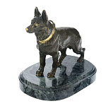 0037869 Бронза Статуэтка "ОВЧАРКА" (4.306)