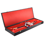 300524- Подарочный набор "КАЗАЧЬЯ" (шашка+книга+орден Св.Станислава) (черная кожа)